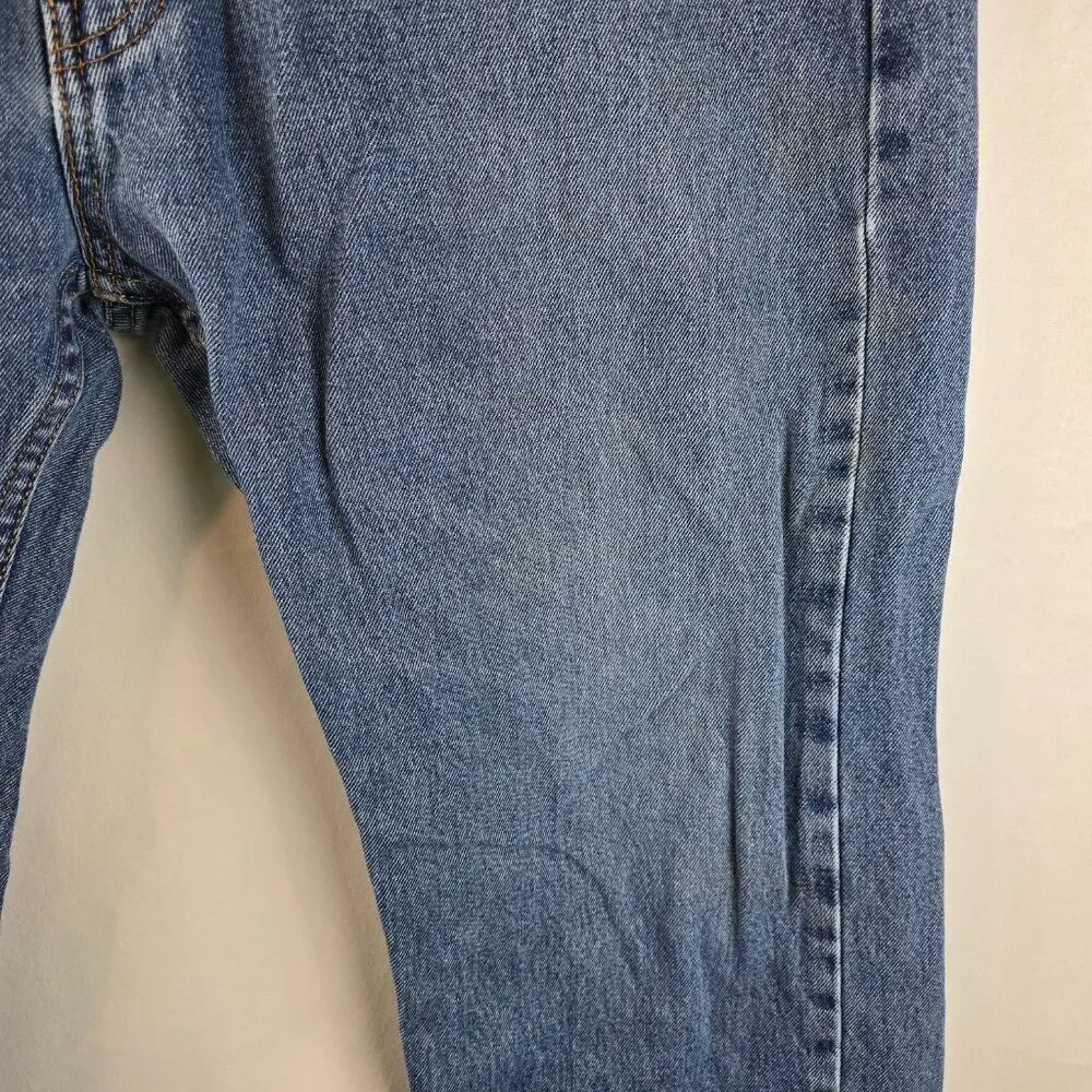 Levis 505 Jeans 38x30 Blue Denim Regular Fit Straight Leg 100% Cotton Normcore A